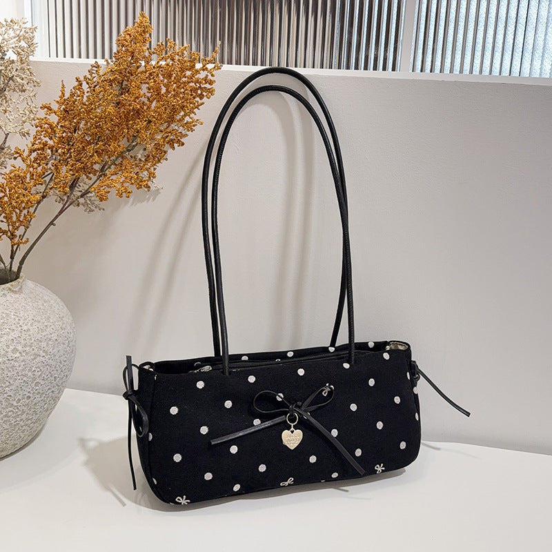 Playful Polka Dot Crossbody Bag