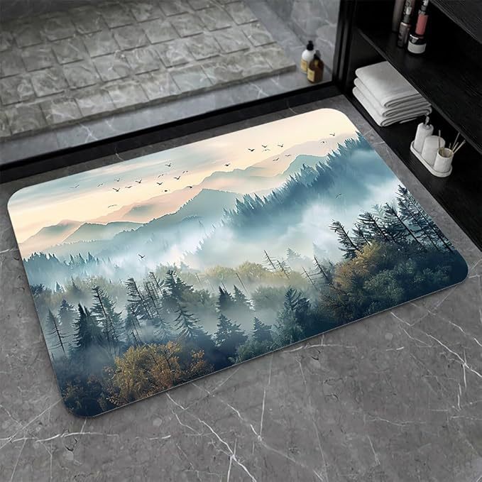Home Decorative Bath Mat for Bathroom