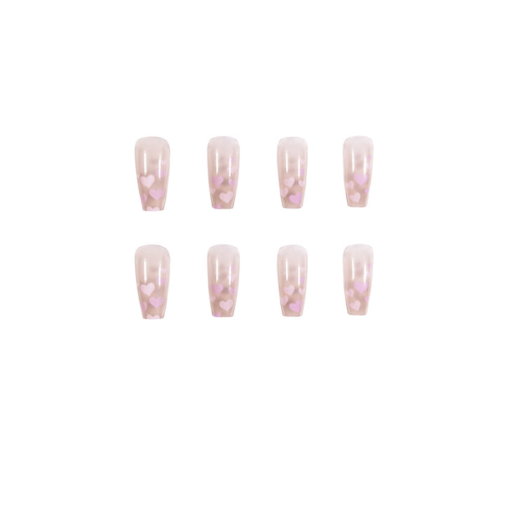 Artful Nail Art with Heart Pattern Stornfield