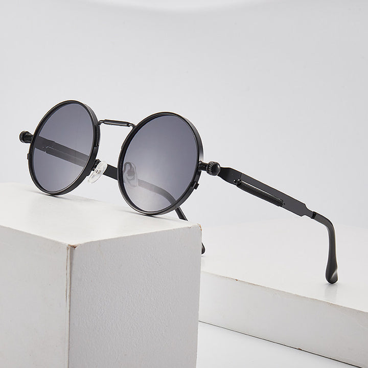 Women elegant round metal glasses Stornfield