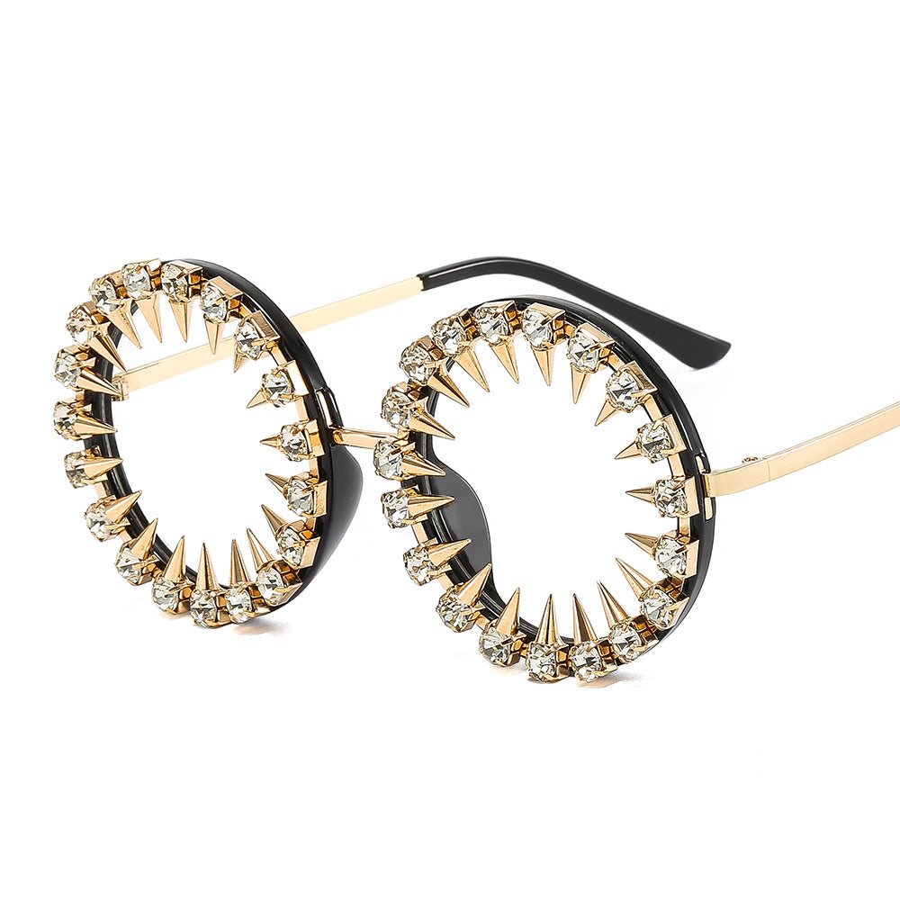 Women’s creative and eye-catching sunglasses with spikes and rhinestone details Stornfield