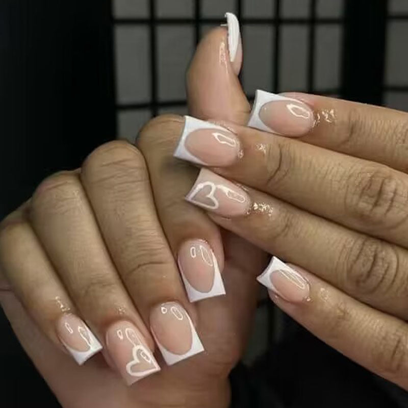 Artistic Heart Design Press-On Nails Stornfield