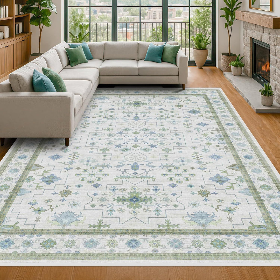 Flower Pattern Rug