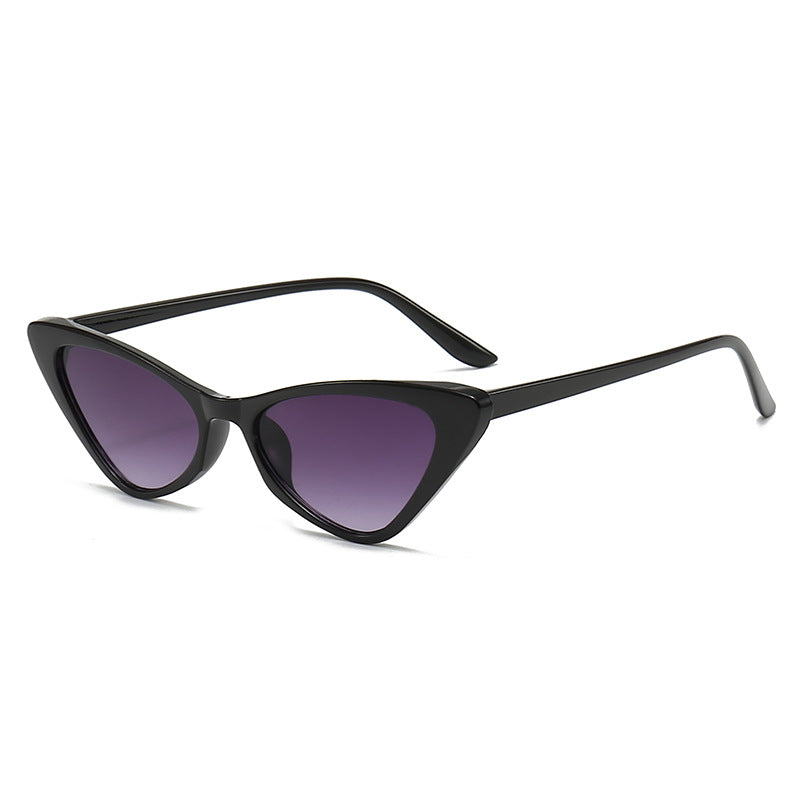 Women's Stylish Cat-Eye Sunglasses with Glossy Plastic Frame Stornfield