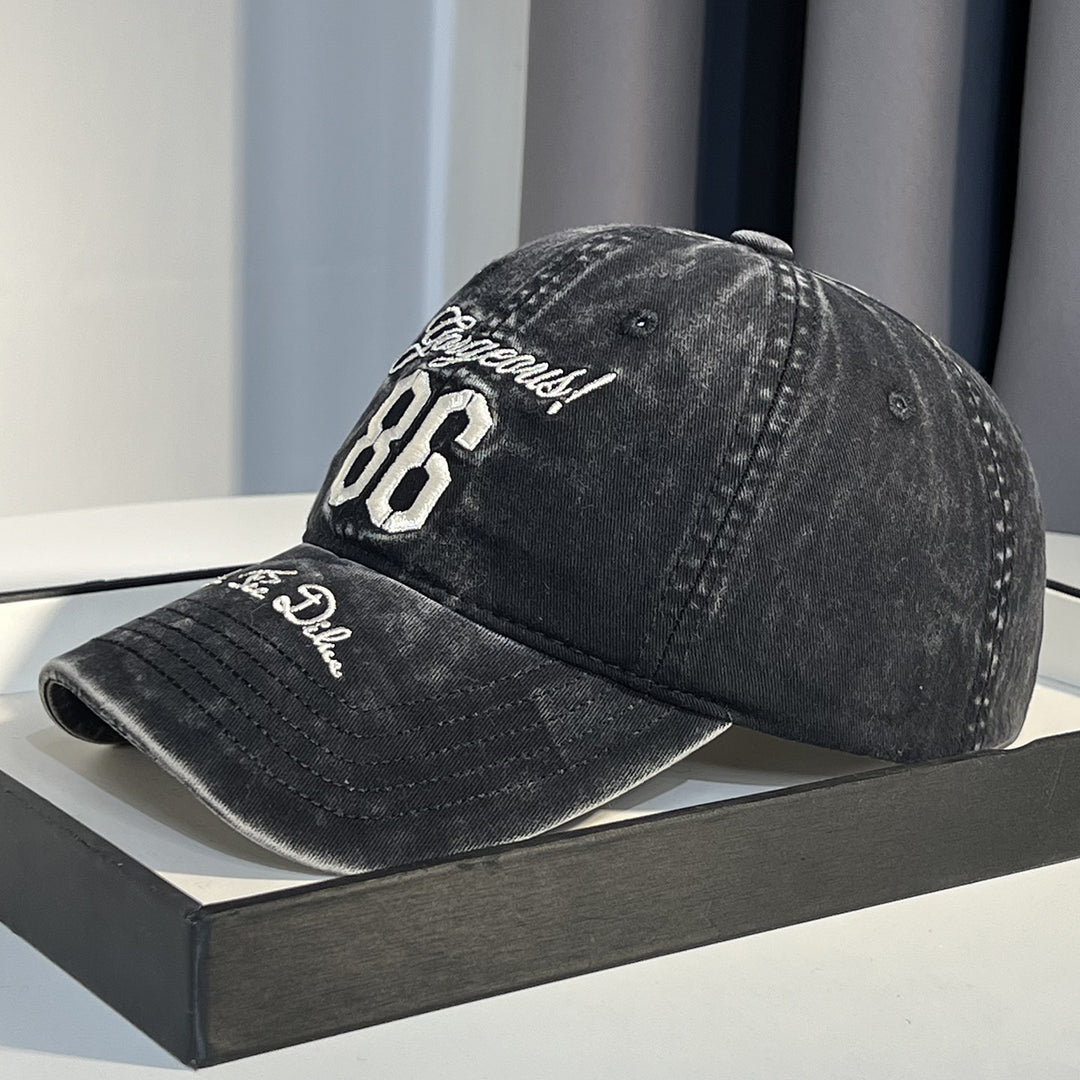 Men's Vintage-Inspired Distressed Baseball Cap Stornfield