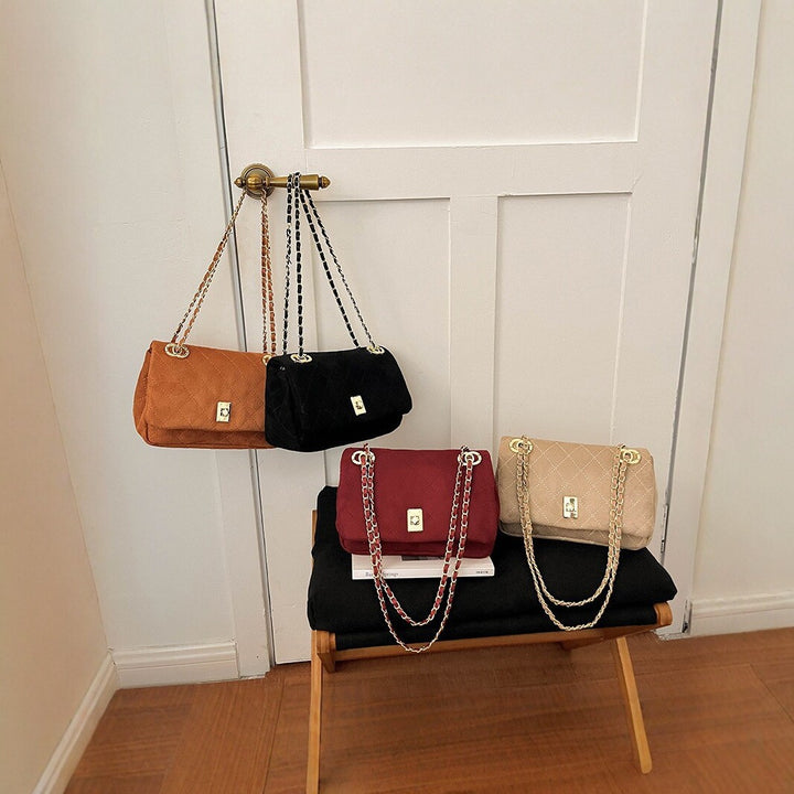 Quilted Velvet Evening Bag