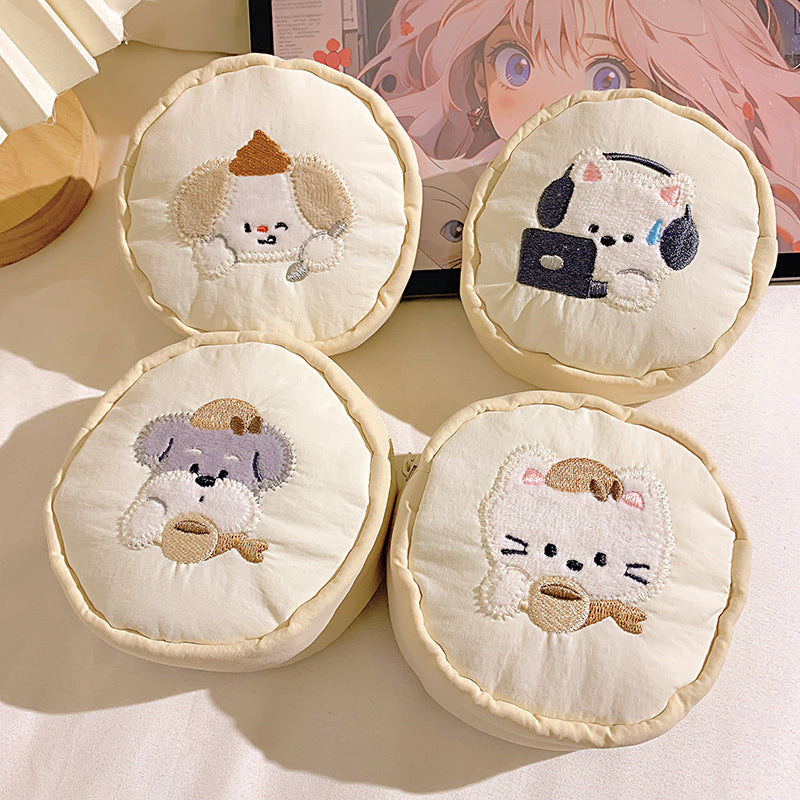 Cushion with Cute Dog Motif Stornfield