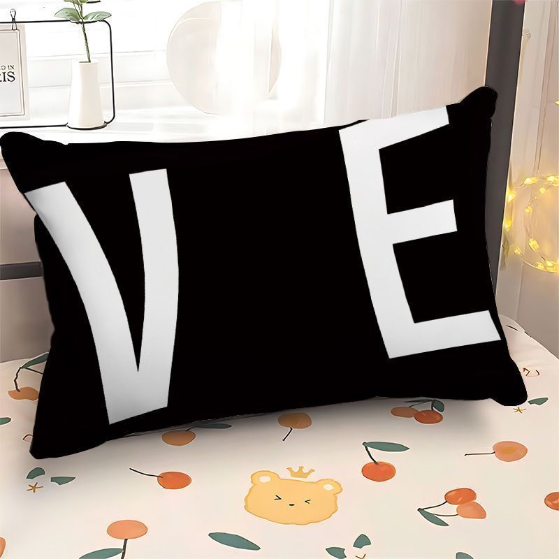 Modern Typography Decorative Pillow