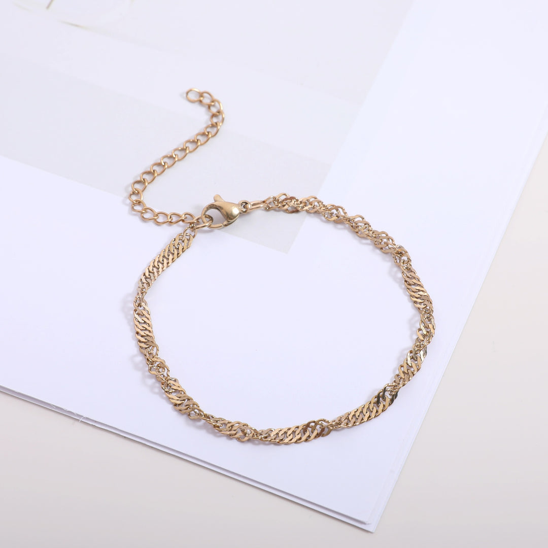 Textured Twisted Chain Bracelet Stornfield