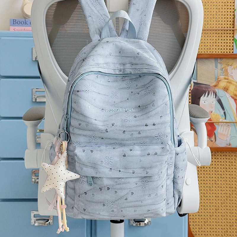 Stylish Heart Pattern Backpack Stornfield