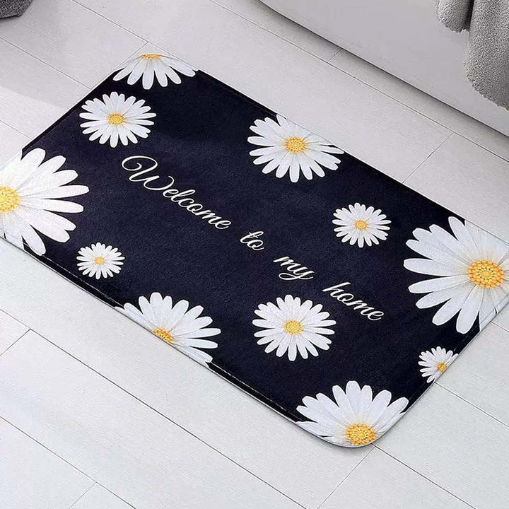 Stylish Motivational Quote Bath Mat