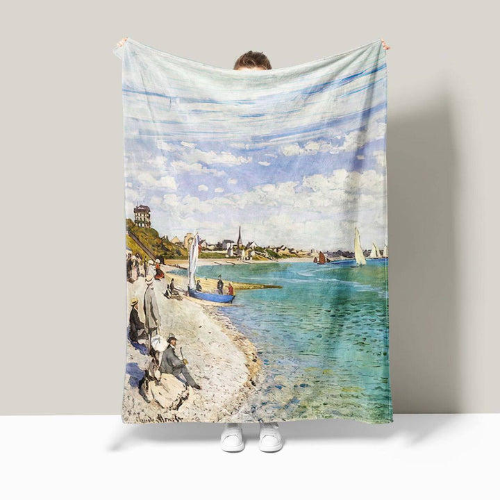 Artistic Starry Night Fleece Blanket