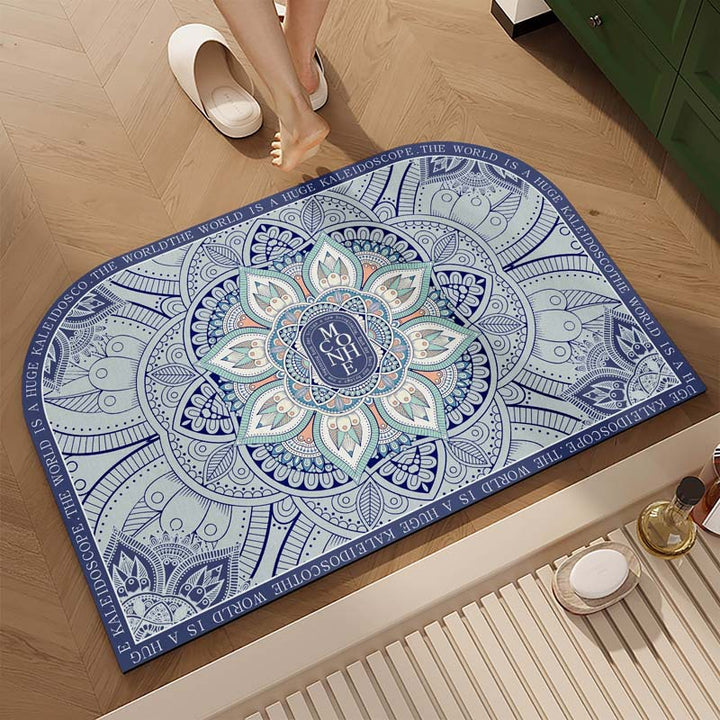 Decorative Floral Area Mat
