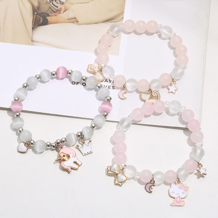 Butterfly Charm Beaded Bracelet Stornfield