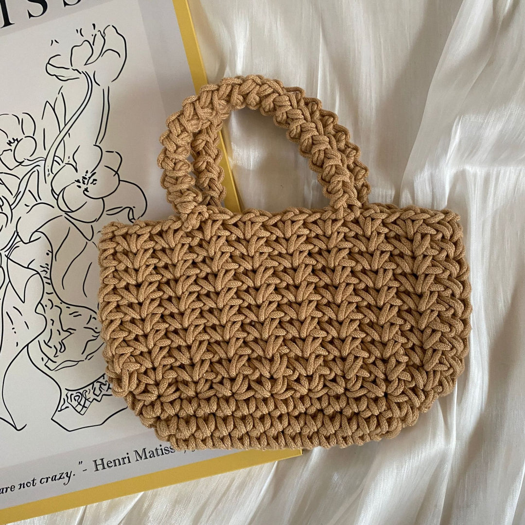 Hand-knotted cotton bag Stornfield