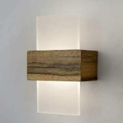 Modern Wooden Wall Sconce
