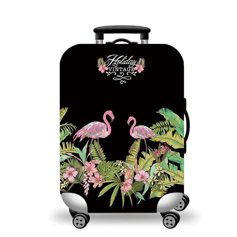 Women hard shell suitcase with stylish flamingo design Stornfield