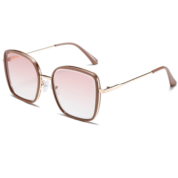 Women's Premium Sunglasses with Square Frame and Mirrored Lenses Stornfield