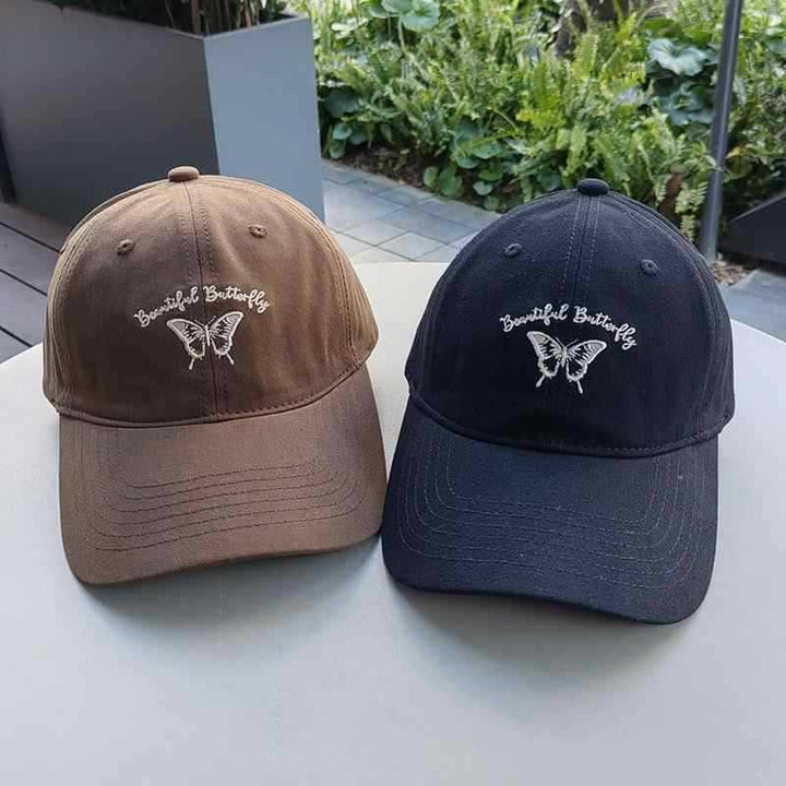 Women's Embroidered Butterfly Cap Stornfield