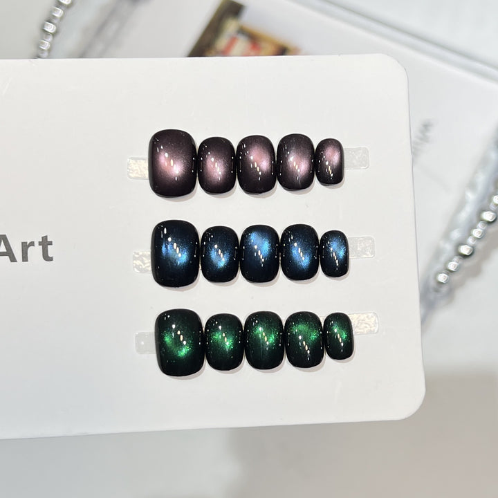 Galaxy Effect Press-On Nail Set Stornfield