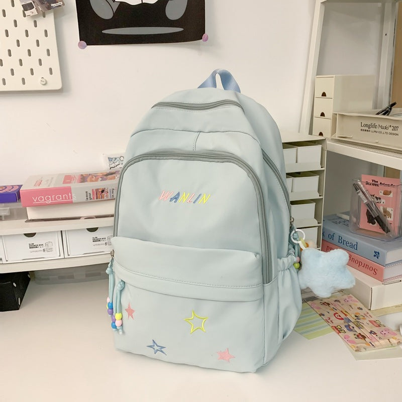 Playful Star-Embellished Backpack Stornfield