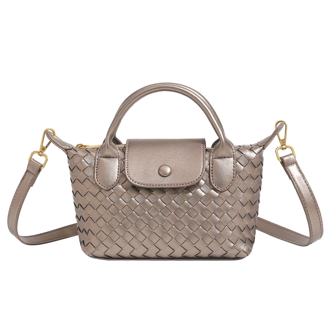 Woven Mini Handheld Crossbody Bag