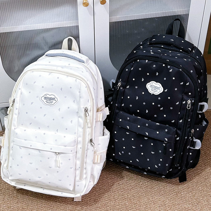 Casual Star-Print Backpack Stornfield