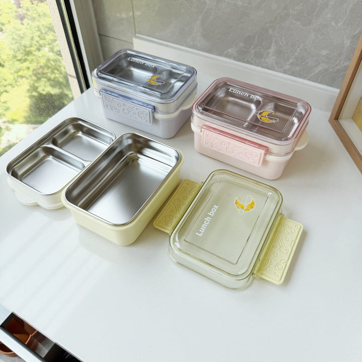 Multi-Compartment Glass Lunch Box