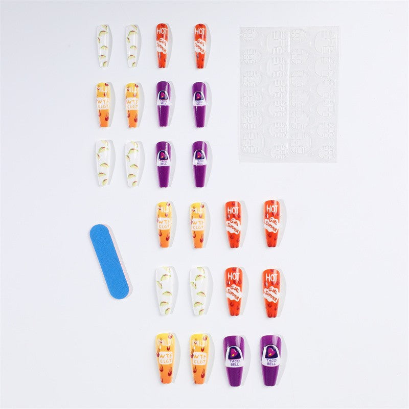 Creative artificial nails with colorful and unique designs Stornfield