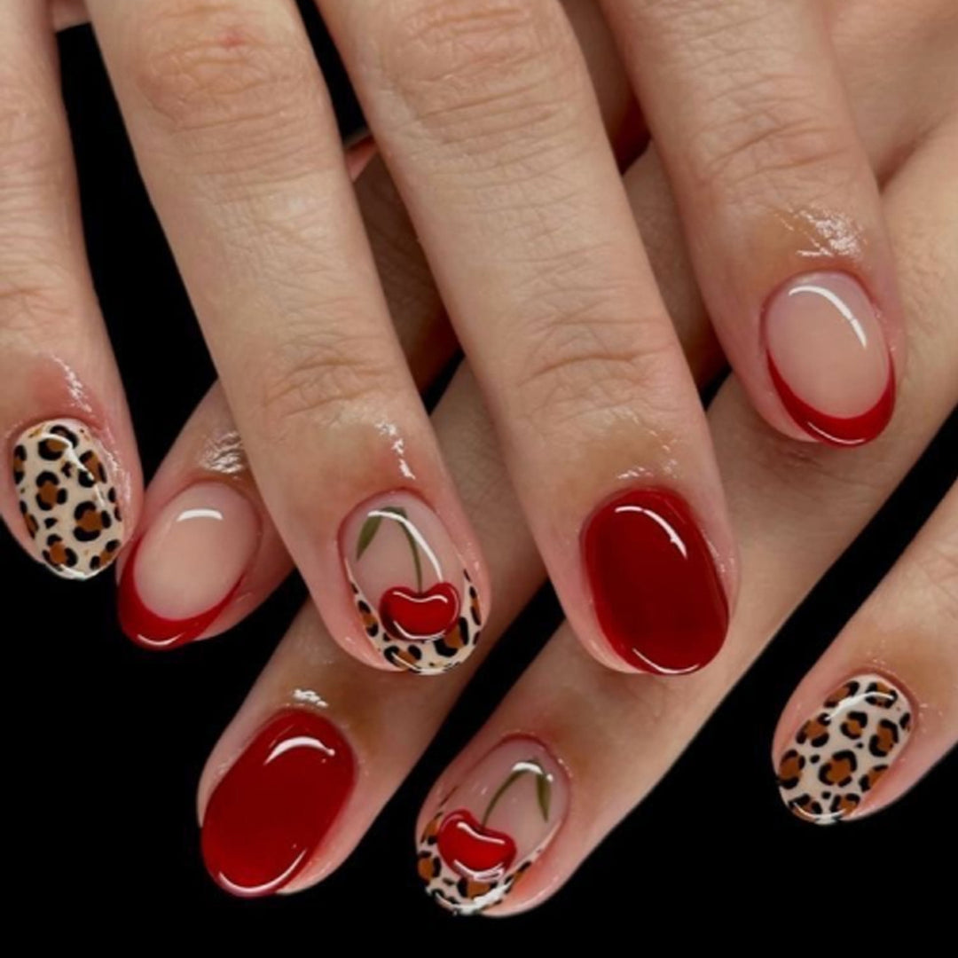 Exquisite Nail Art with Fruit and Animal Motifs Stornfield