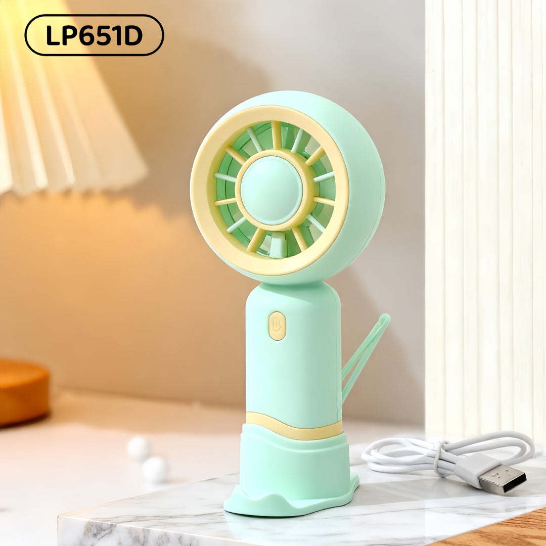 Women's Portable Mini Fan with Innovative Design and USB Charging Function Stornfield