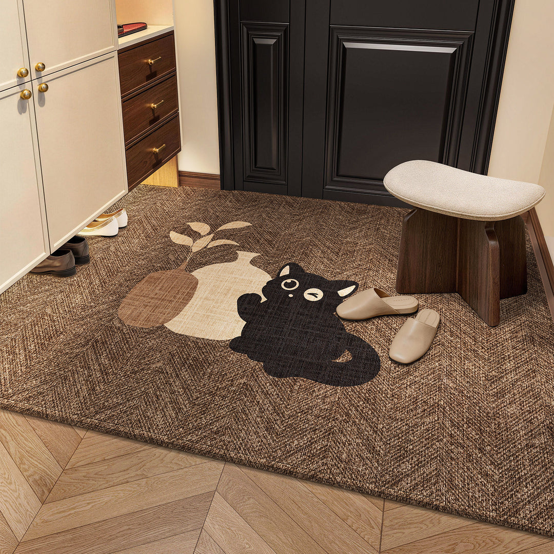 Elegant Floral Pattern Area Rug