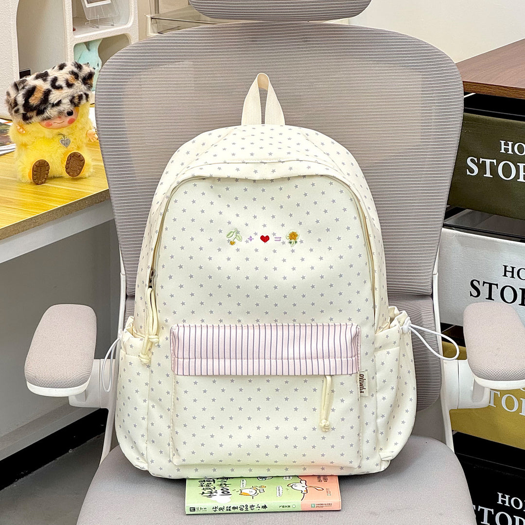 Casual Star-Printed Backpack Stornfield