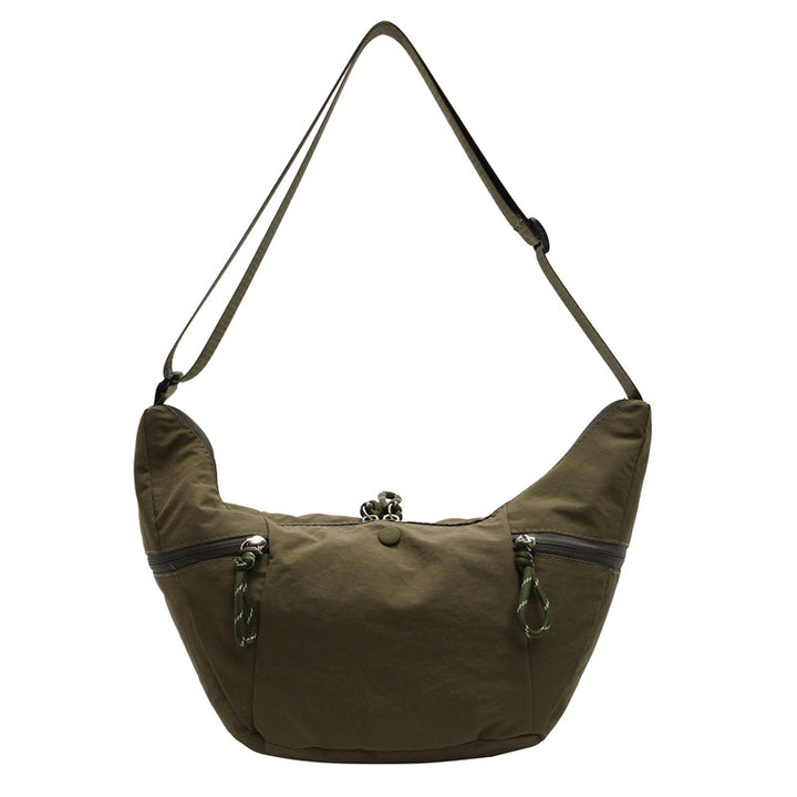 Practical shoulder bag with external zip pockets Stornfield
