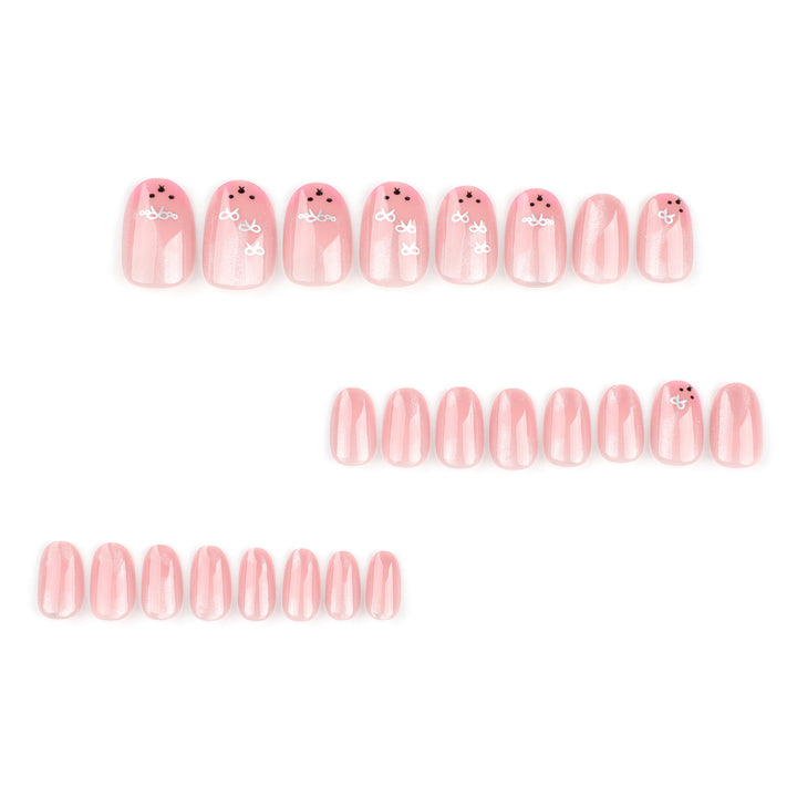 Artificial nail art with playful bunny design Stornfield