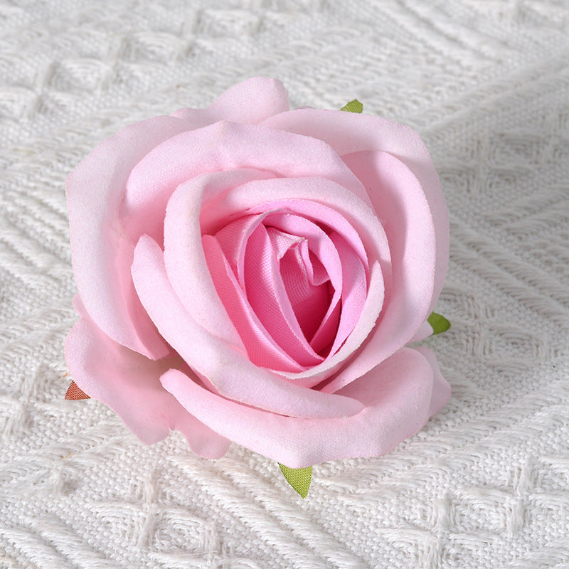 Decorative Velvet Rose Pin Brooch