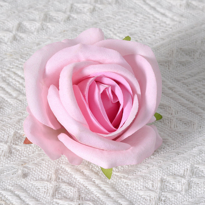 Decorative Velvet Rose Pin Brooch
