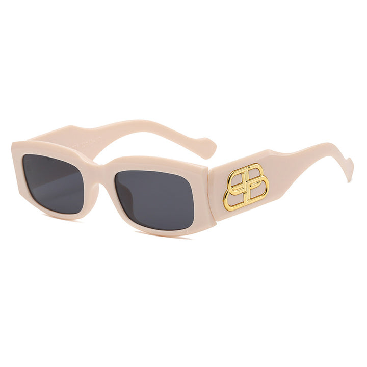 Women's fashionable square sunglasses with luxurious frame accents Stornfield