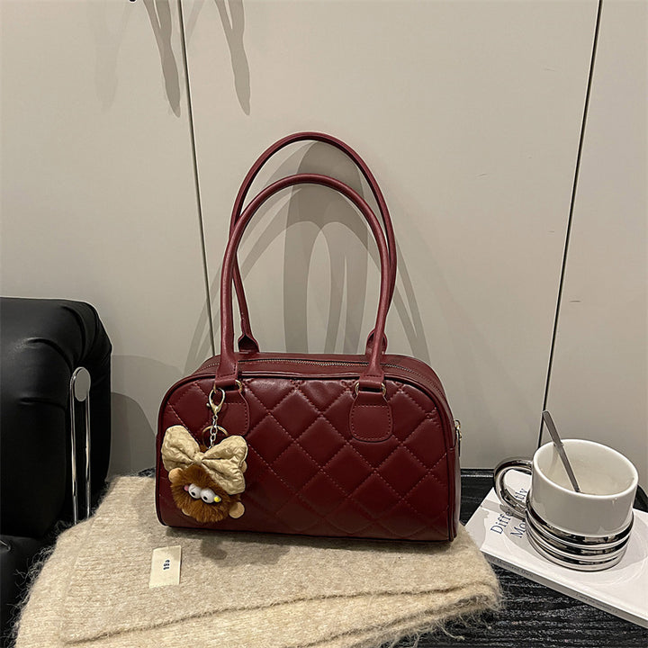 Quilted Faux Leather Handbag Stornfield