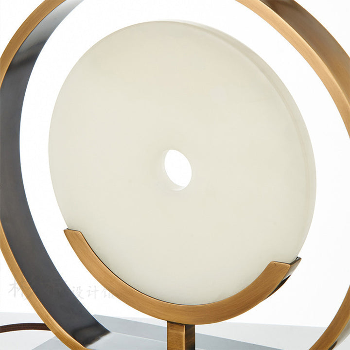 Contemporary Table Lamp with Elegant Circular Design