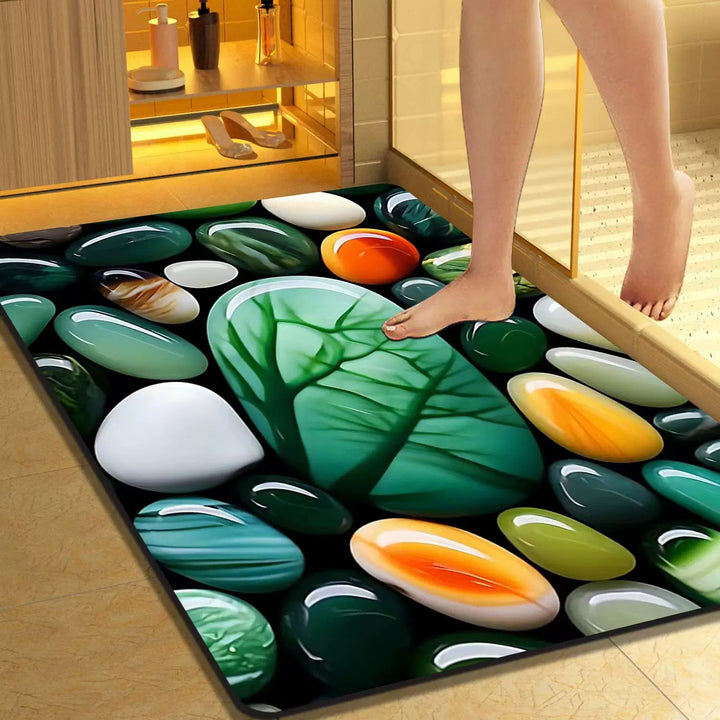 Colorful Abstract Area Mat