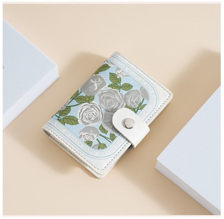 Elegant Rose Print Wallet Stornfield
