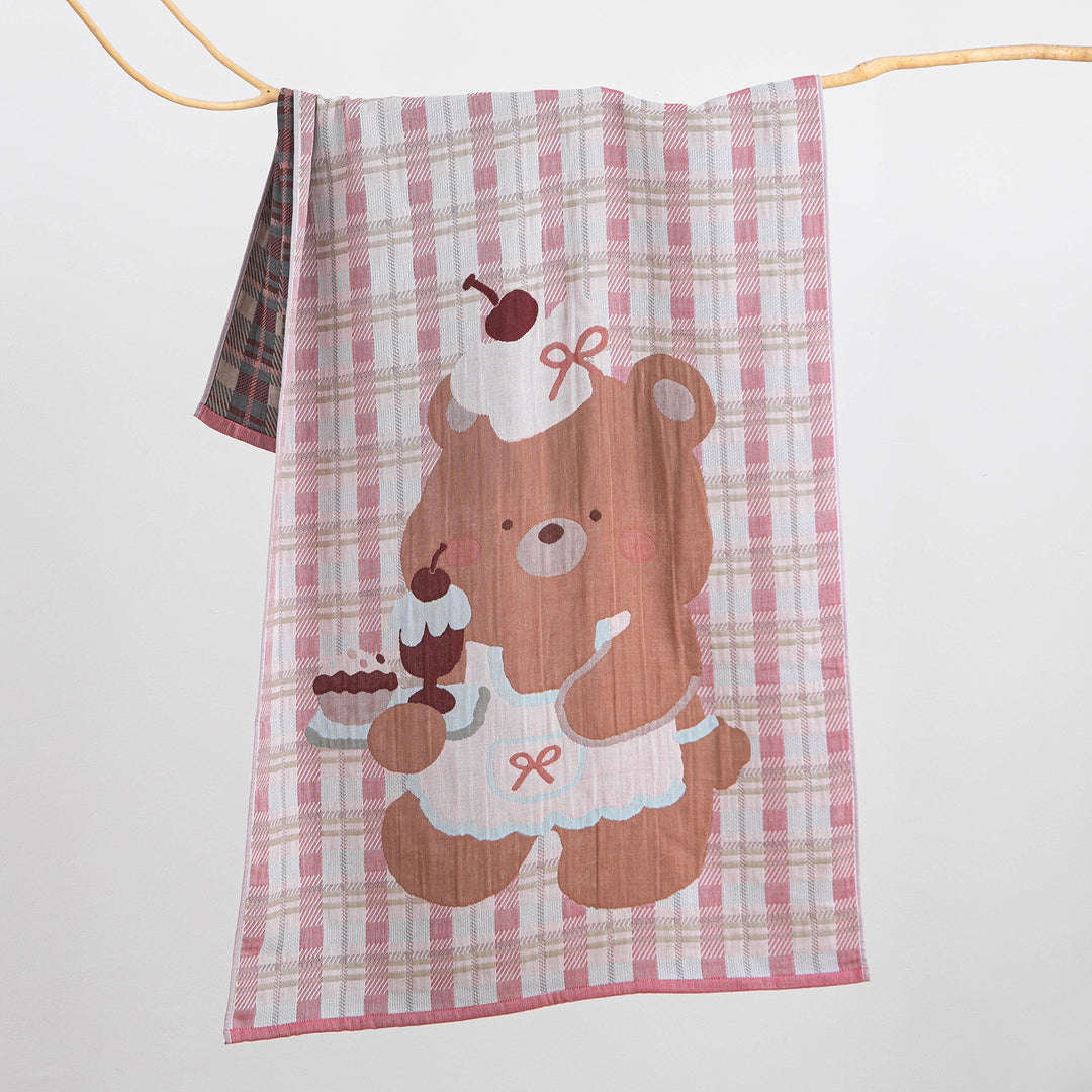 Women's cuddly cloth with processed bear motif Stornfield