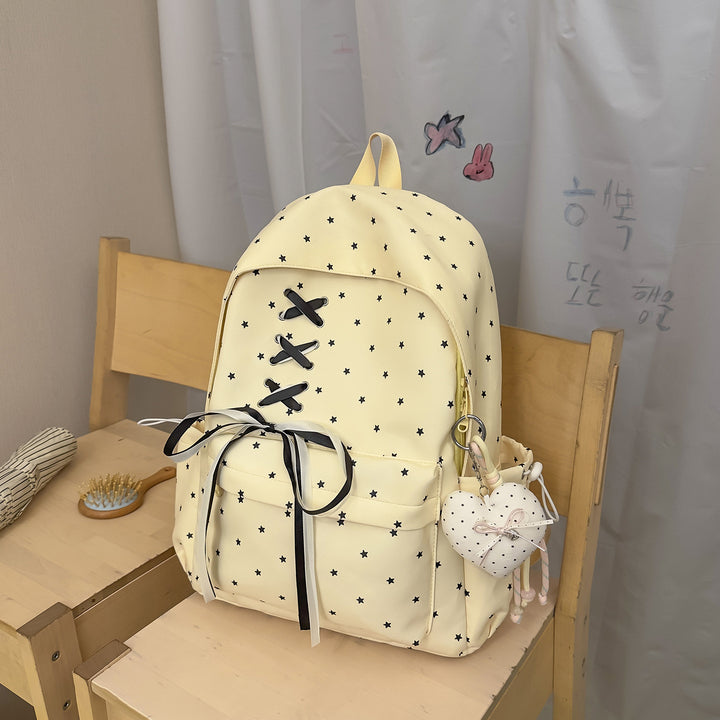 Charming Star-Embellished Backpack Stornfield