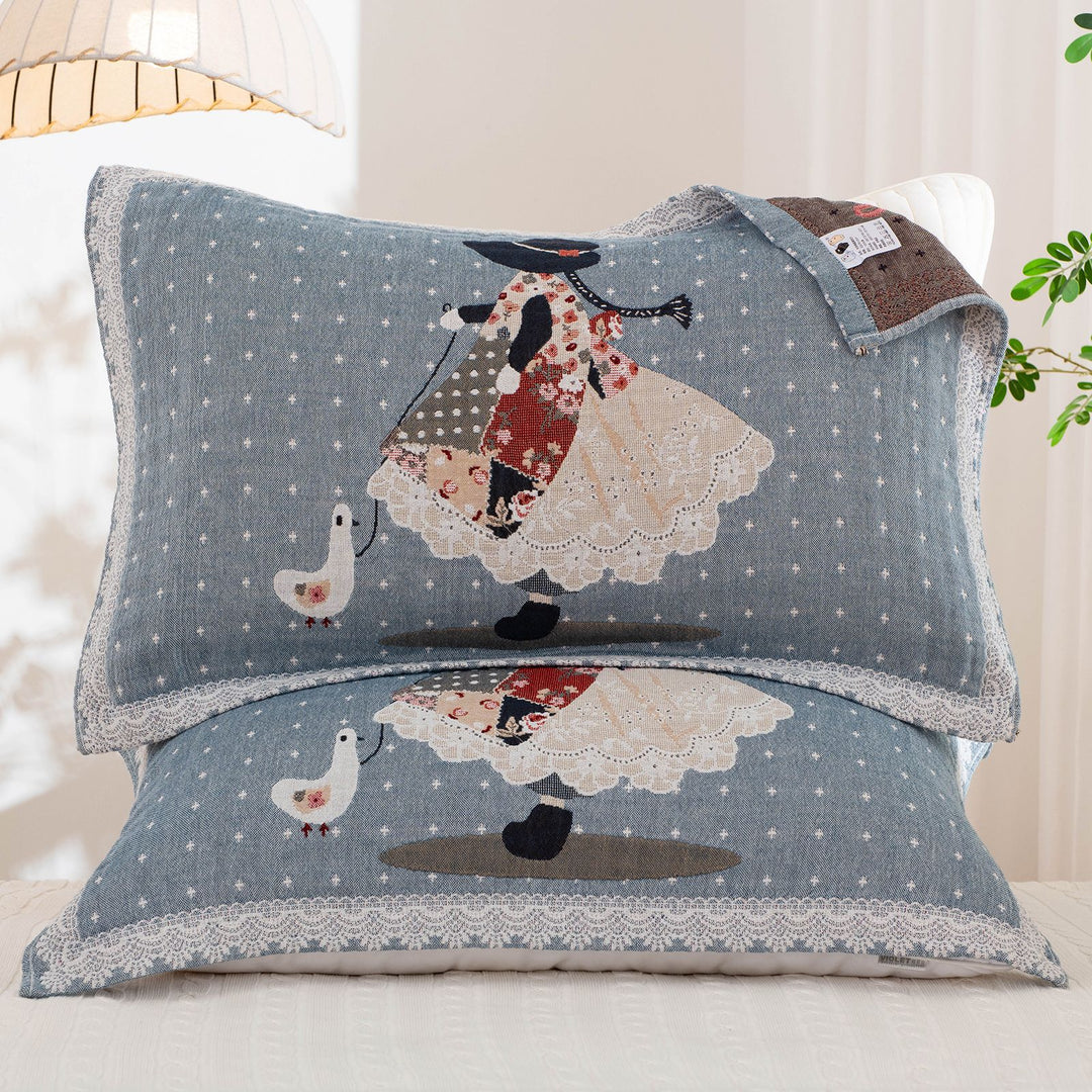 Women's pillowcase with cute dinosaur motif Stornfield