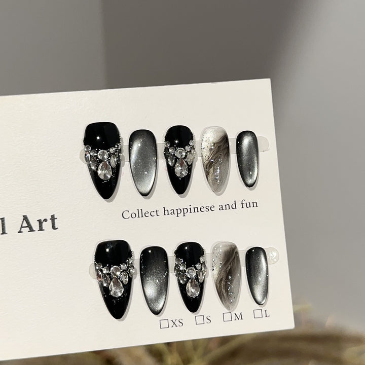 Artistic Glamorous Press-On Nail Set