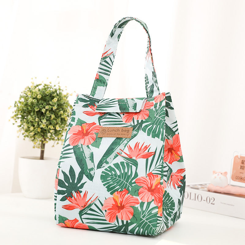 Insulated Dot-Patterned Lunch Bag Stornfield