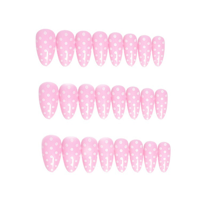 Custom Polka Dot Press-On Nail Tips Stornfield