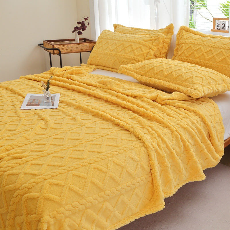 Textured Decorative Throw Blanket Stornfield