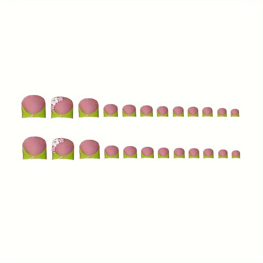 Floral Fantasy Press-On Nail Set Stornfield
